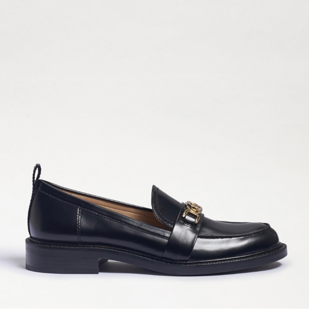Sam Edelman Christy Black Box Leather Loafer - Picture 3 of 4